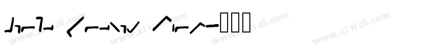 GenEi Univer Sans字体转换